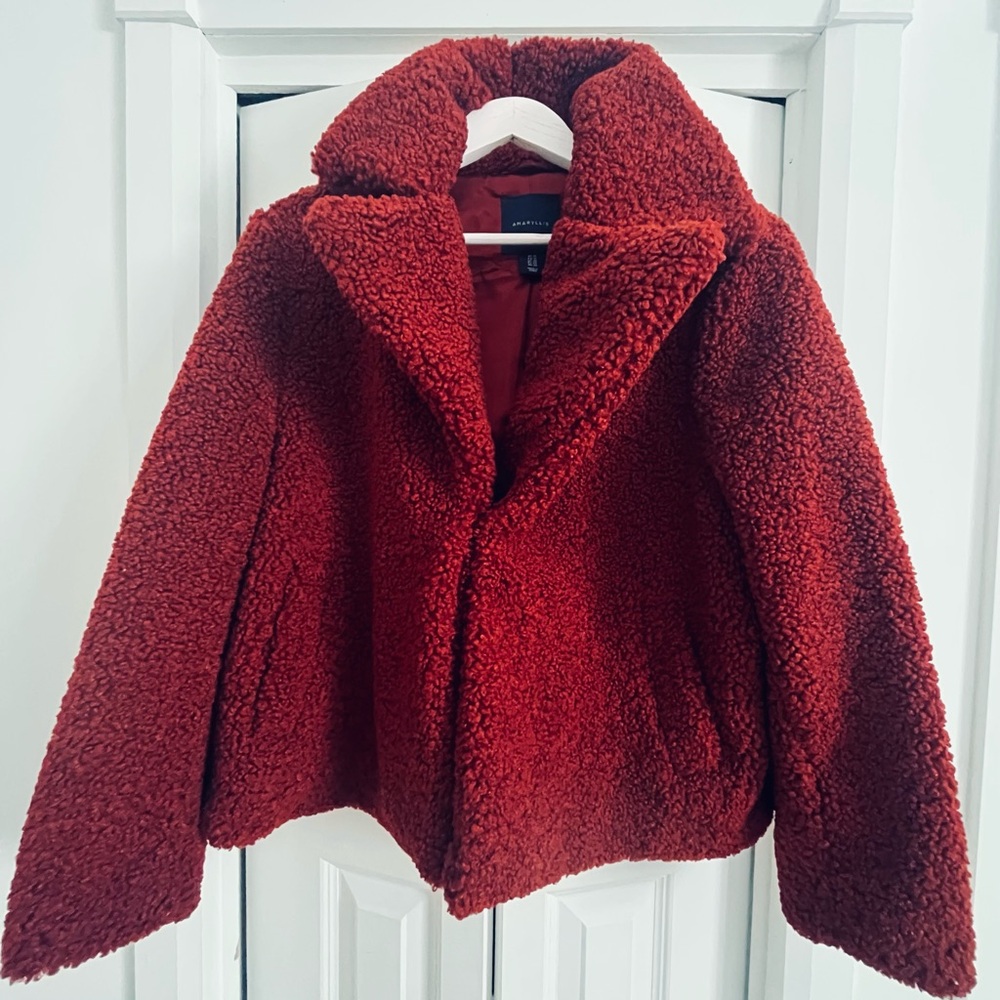 Amaryllis Red Teddy Jacket